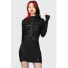 SINNERS GLIMMER LONG SLEEVE DRESS