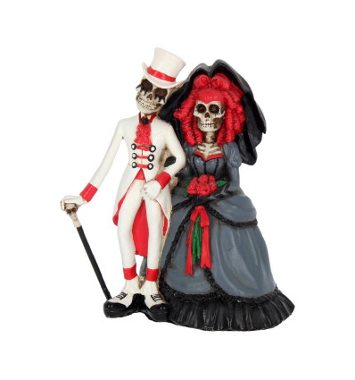 Figuras novios día de los muertos, `Siempre a tu lado´ (14cms)