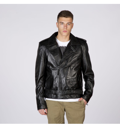 New Rock leather jacket for men