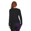 Talla XL: Cardigan negro con bordados POISON RIP