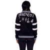 MOON KITTY VARSITY - BLACK/WHITE