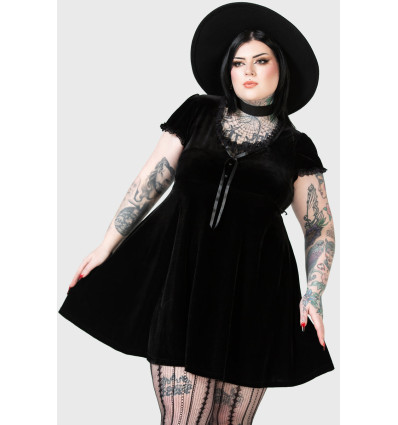 Vestido de terciopelo Heather, KillStar