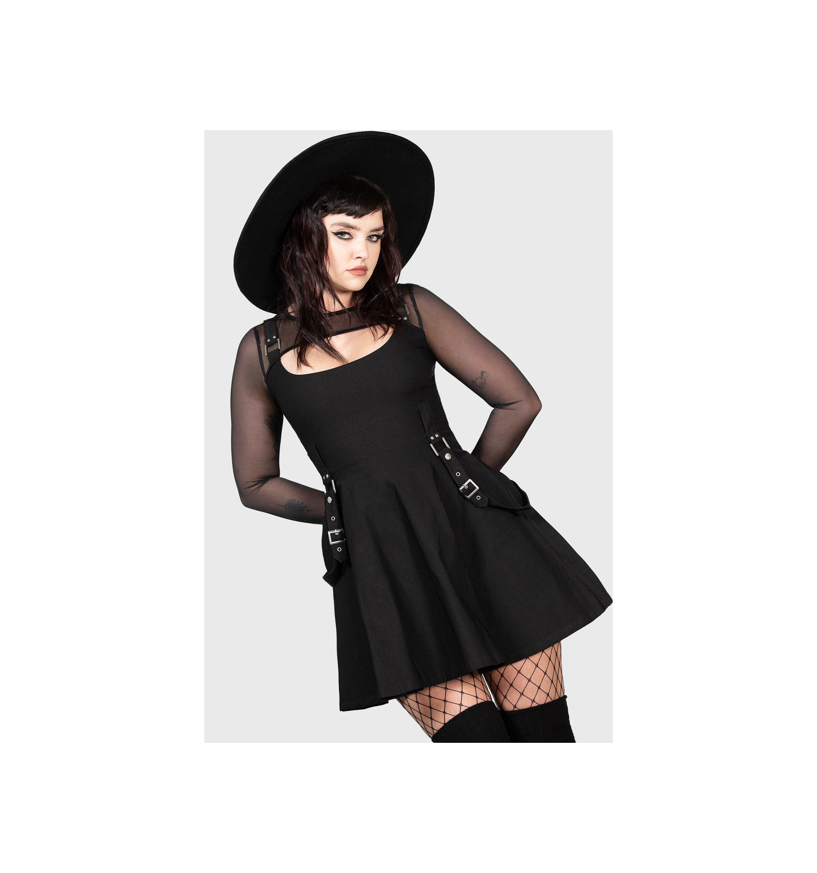 Kounter Kulture Skater Dress - Gothic-Zone