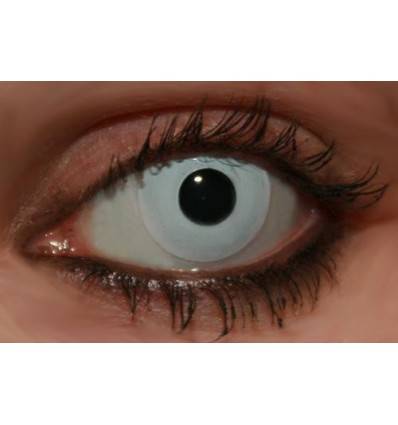 Solid White - Contact Lenses